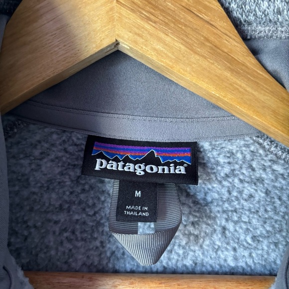 Patagonia Better Sweater 1/4 - Zip Fleece in Birch White - Picture 7 of 10
